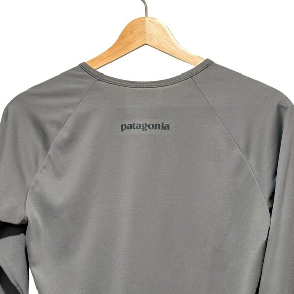 Patagonia Vintage 90s Capilene Gray Performance Baselayer T-Shirt Womens Small - Picture 4 of 9